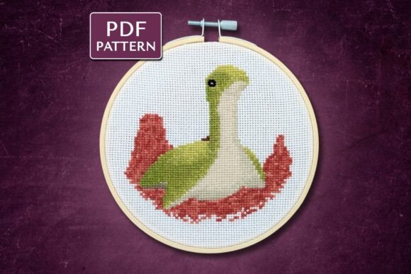 Fandom Cryptid Embroidery Design