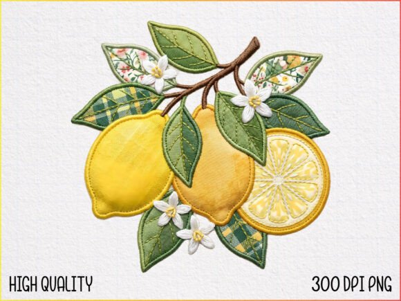 Lemon Embroidery PNG Review for Real Projects